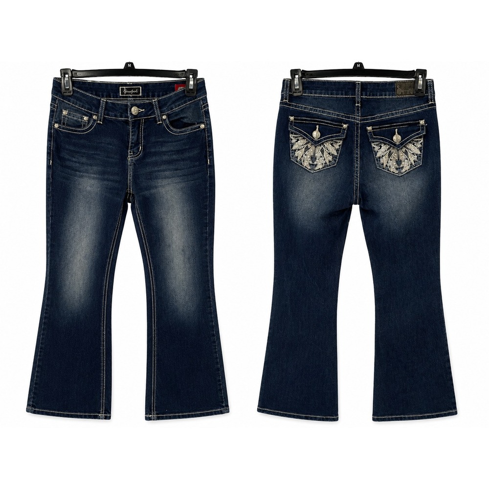 Soundgirl Y2K Low Rise Jeans- Waist 27" | Inseam 29" | Rise 9" | Leg opening 8"